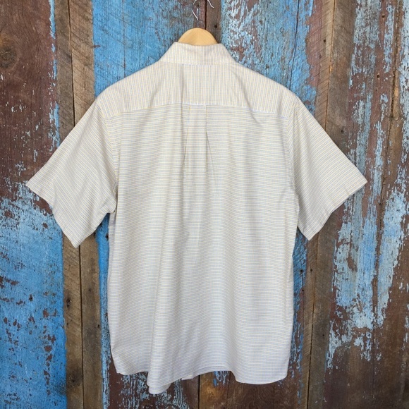 Daniel Cremieux White & Yellow Checked Shirt - Picture 3 of 4